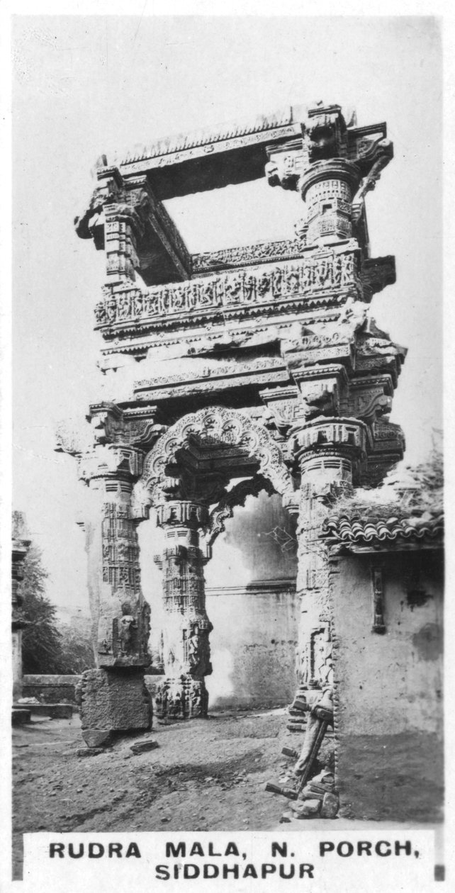 Rudra Mala, Nordportal, Siddhapur, Indien, ca. 1925 von Unbekannt
