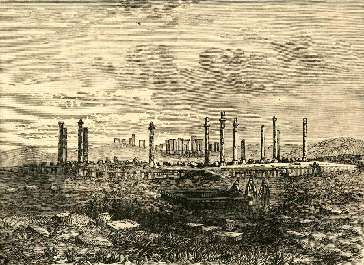 Ruinen von Persepolis, 1890 von Unbekannt