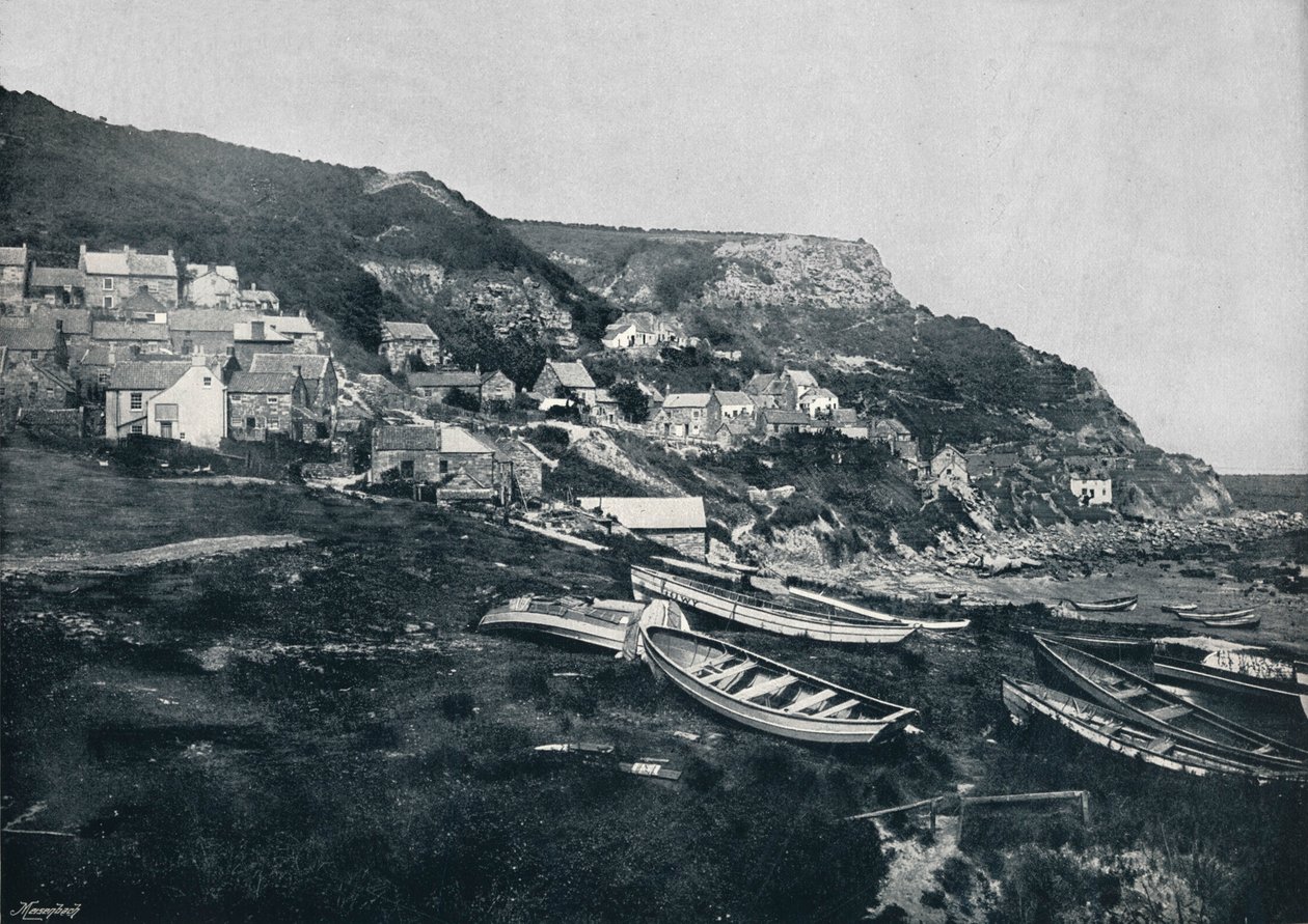 Runswick - Das Dorf auf den Klippen, 1895 von Unbekannt