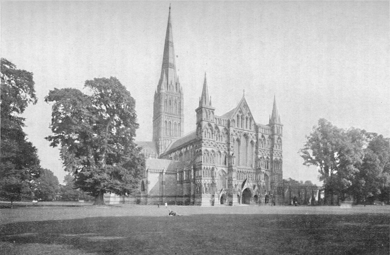 Kathedrale von Salisbury, 1902 von Unbekannt