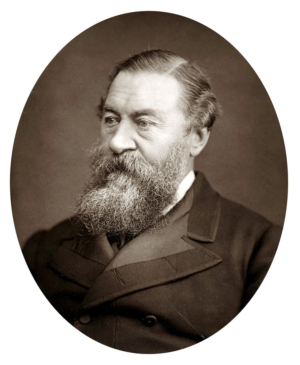 Samuel White Baker 1821-1893, englischer Entdecker und Anti-Sklaverei-Aktivist, um 1880 von Unbekannt