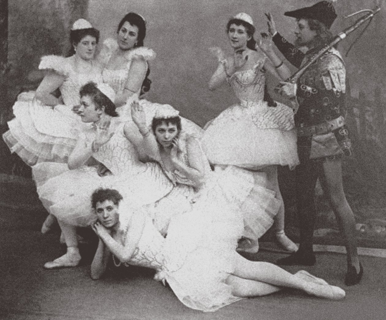 Szene aus dem Ballett Schwanensee, Mariinsky-Theater, 1895 von Unbekannt