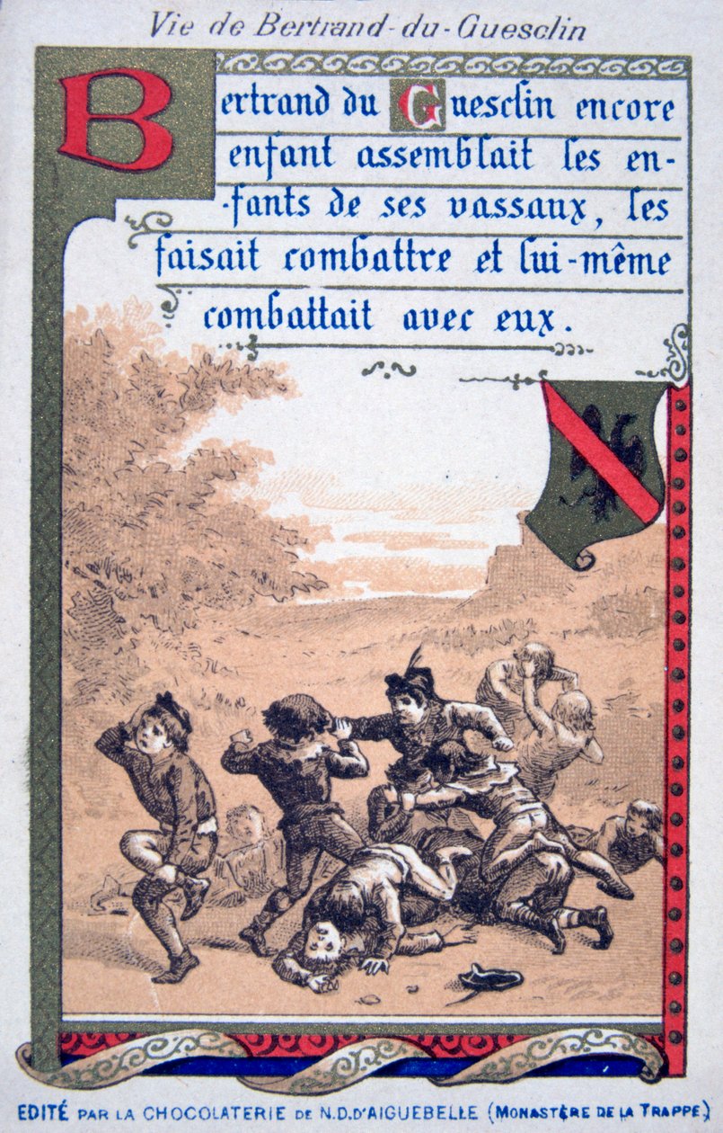 Szene aus dem Leben von Bertrand du Guesclin, 19. Jahrhundert von Unbekannt
