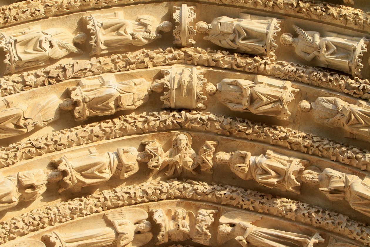 Skulpturen. Stephansdom, Bourges, Frankreich von Unbekannt