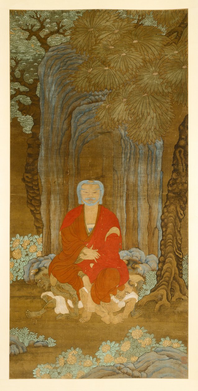 Shakyamuni unter dem Bodhi-Baum, 1600-1650 von Unbekannt