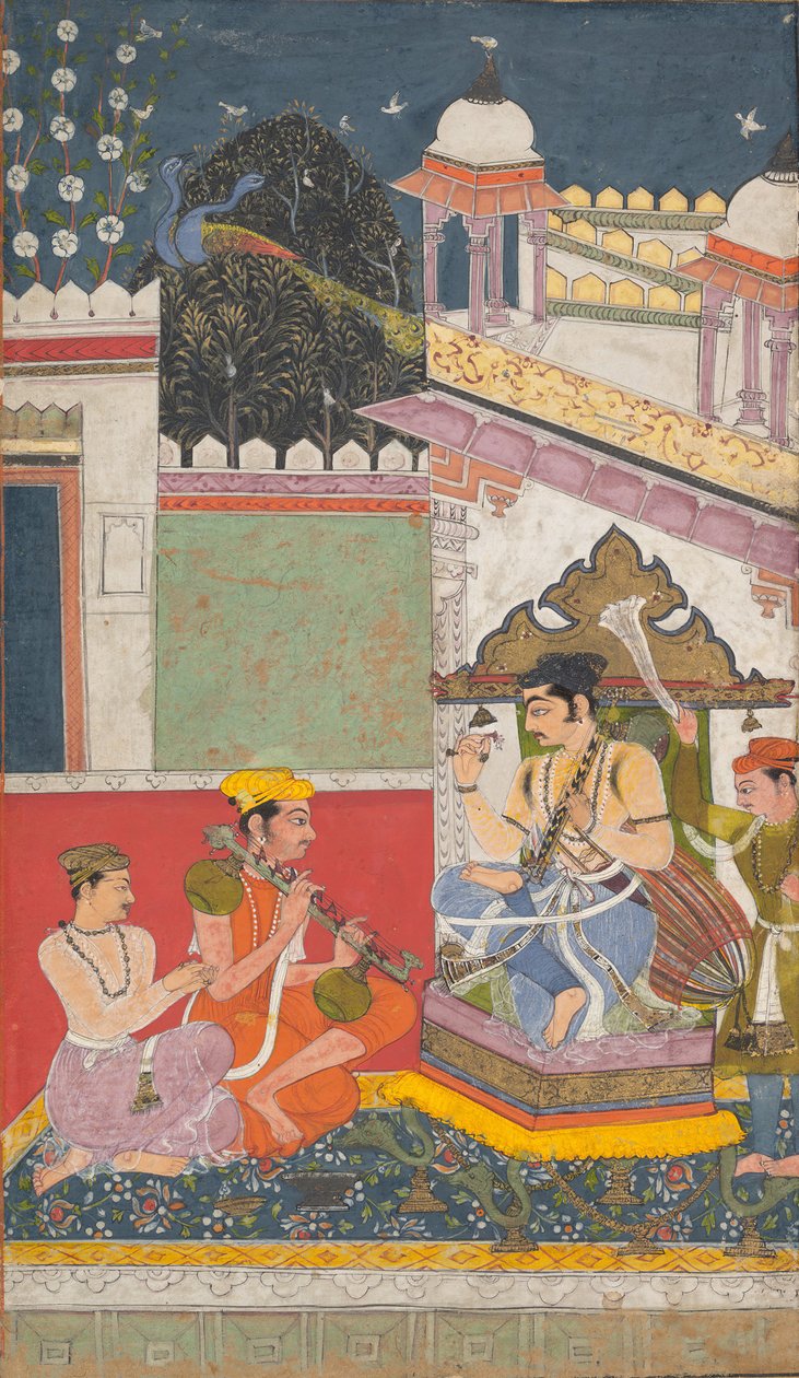 Shri Raga: Folio aus einer Ragamala-Serie, Mitte des 17. Jahrhunderts von Unbekannt