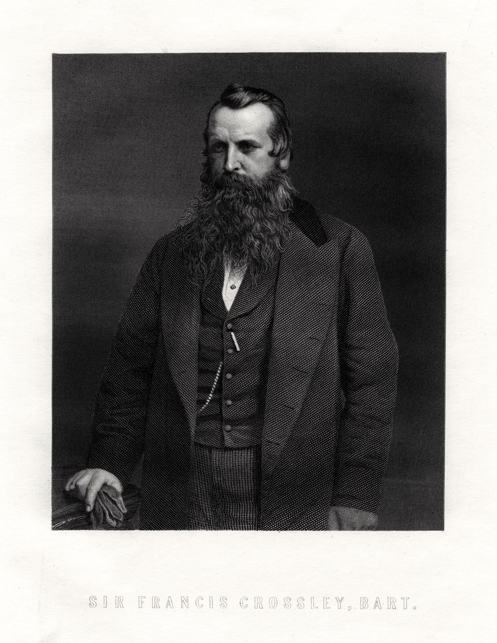 Sir Francis Crossley, englischer Teppichhersteller von Unbekannt