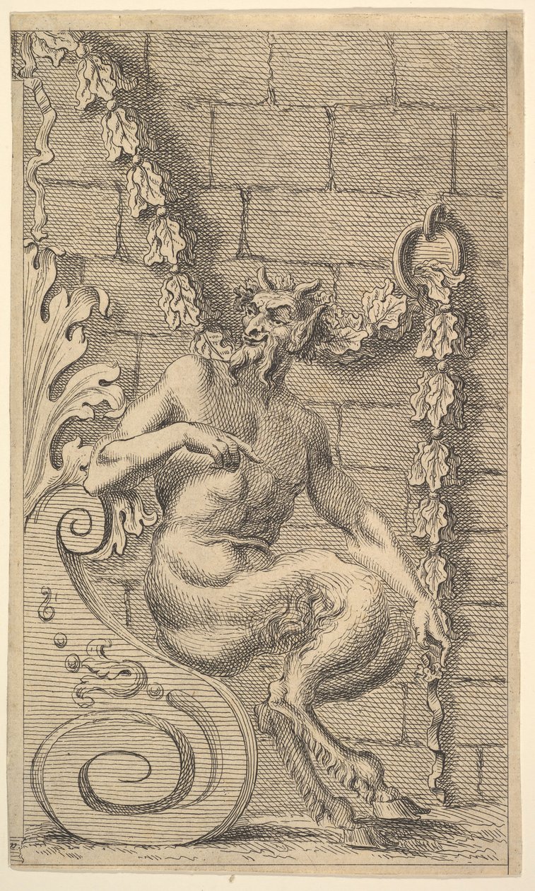 Sitzende Satyrn, nach 1732 von Unbekannt