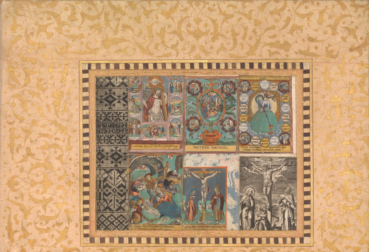 Sechs Andachtsszenen, Folio aus dem Bellini-Album, ca. 1600 von Unbekannt