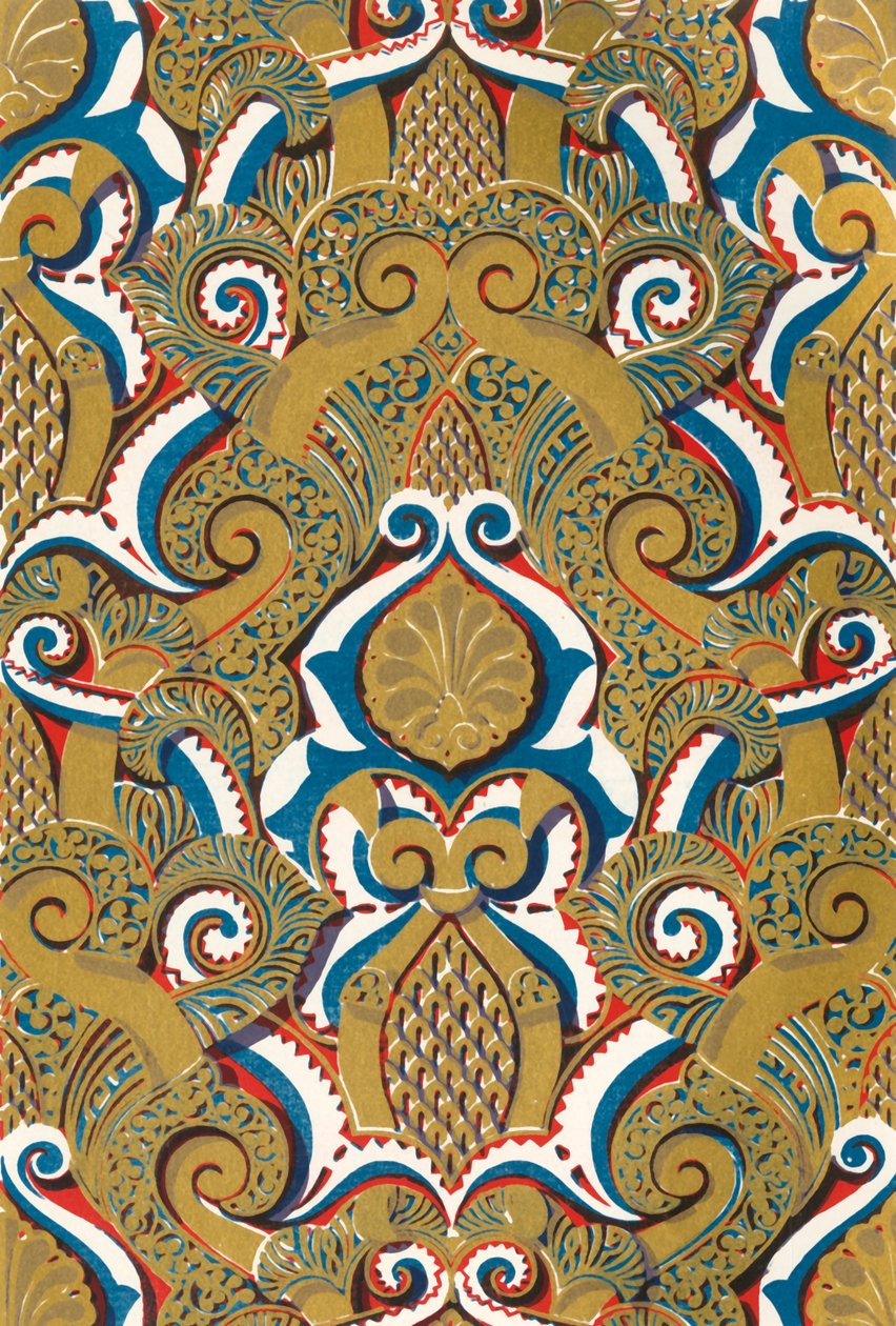 Soffit des großen Bogens am Eingang des Hofes des Fischteichs, 1907 von Unbekannt