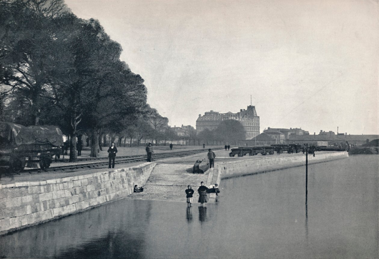 Southampton - Die Plattform, 1895 von Unbekannt