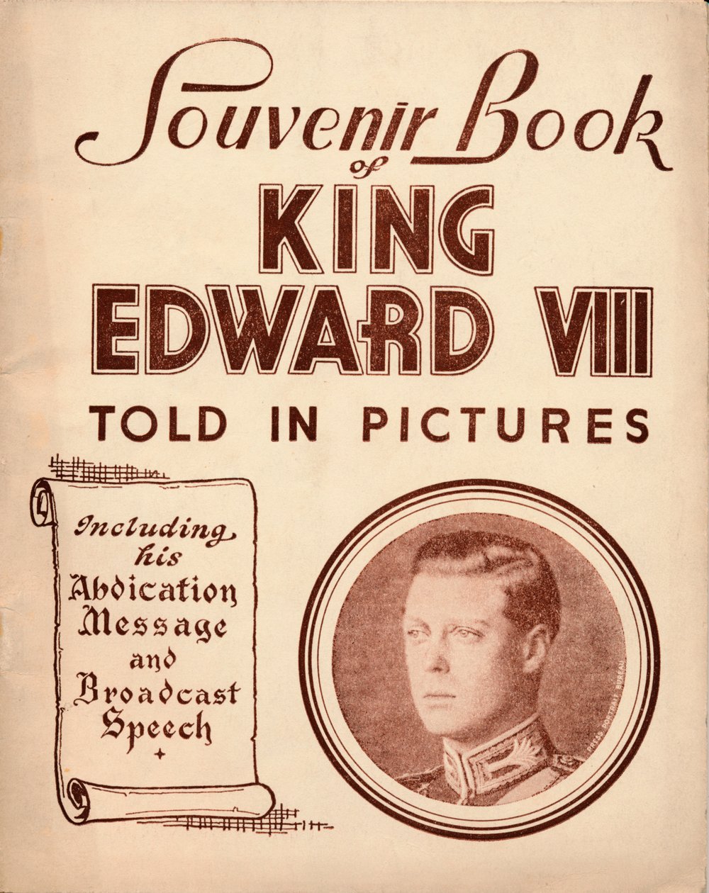 Souvenirbuch von König Edward VIII: Erzählt in Bildern, 1937 von Unbekannt