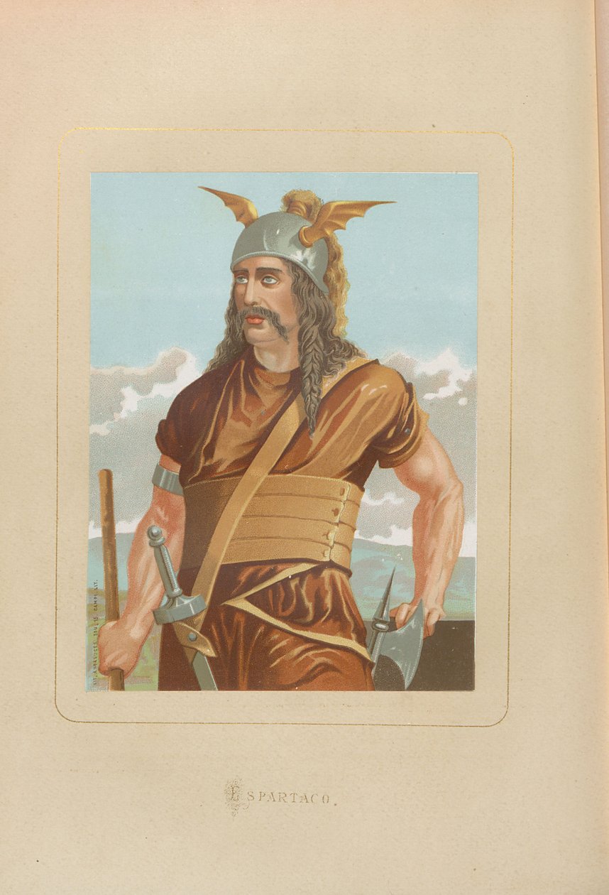 Spartacus. Aus: Hombres y mujeres celebres de todos los tiempos von Juan Landa von Unbekannt
