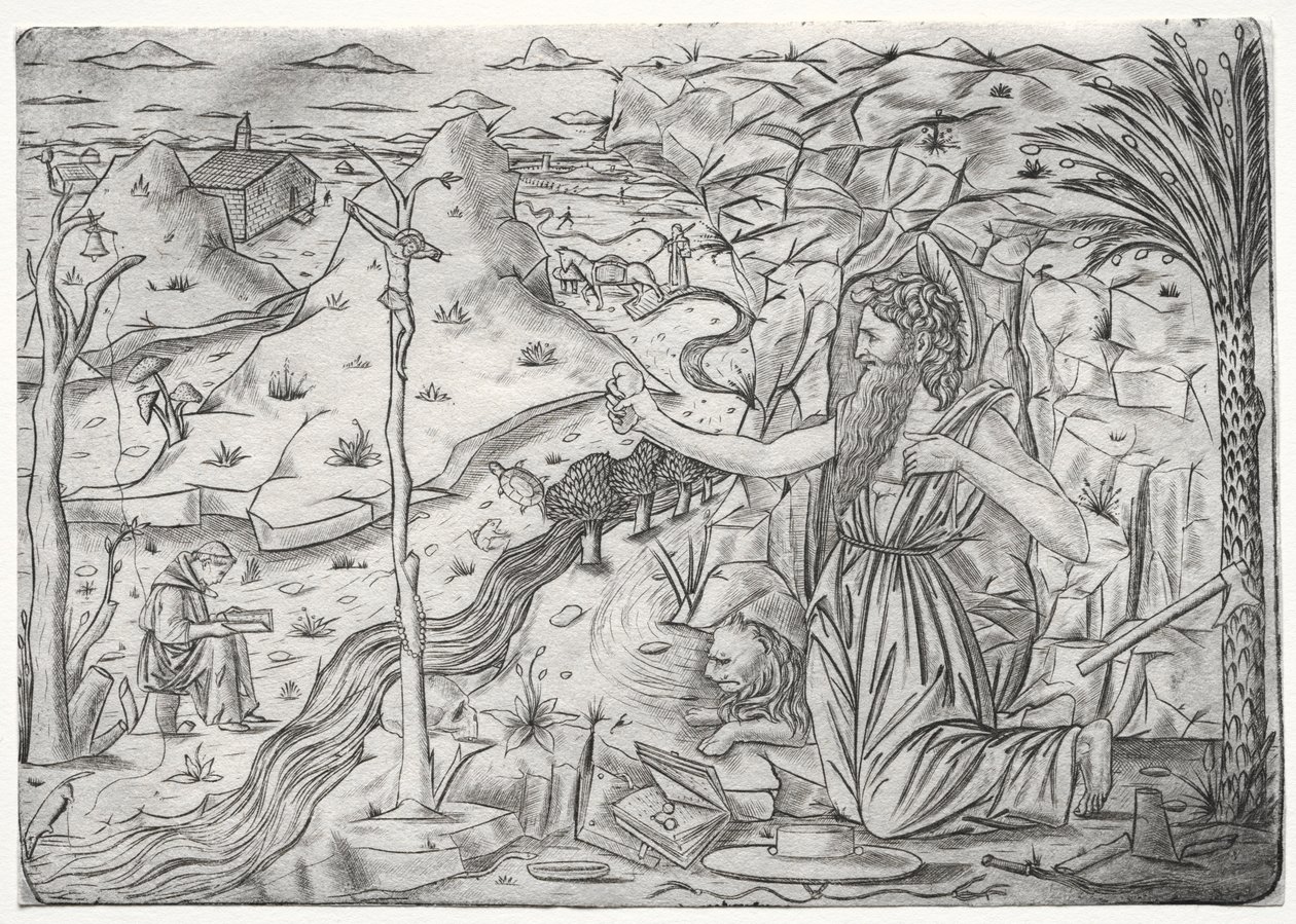 Der heilige Hieronymus in der Buße von Unbekannt