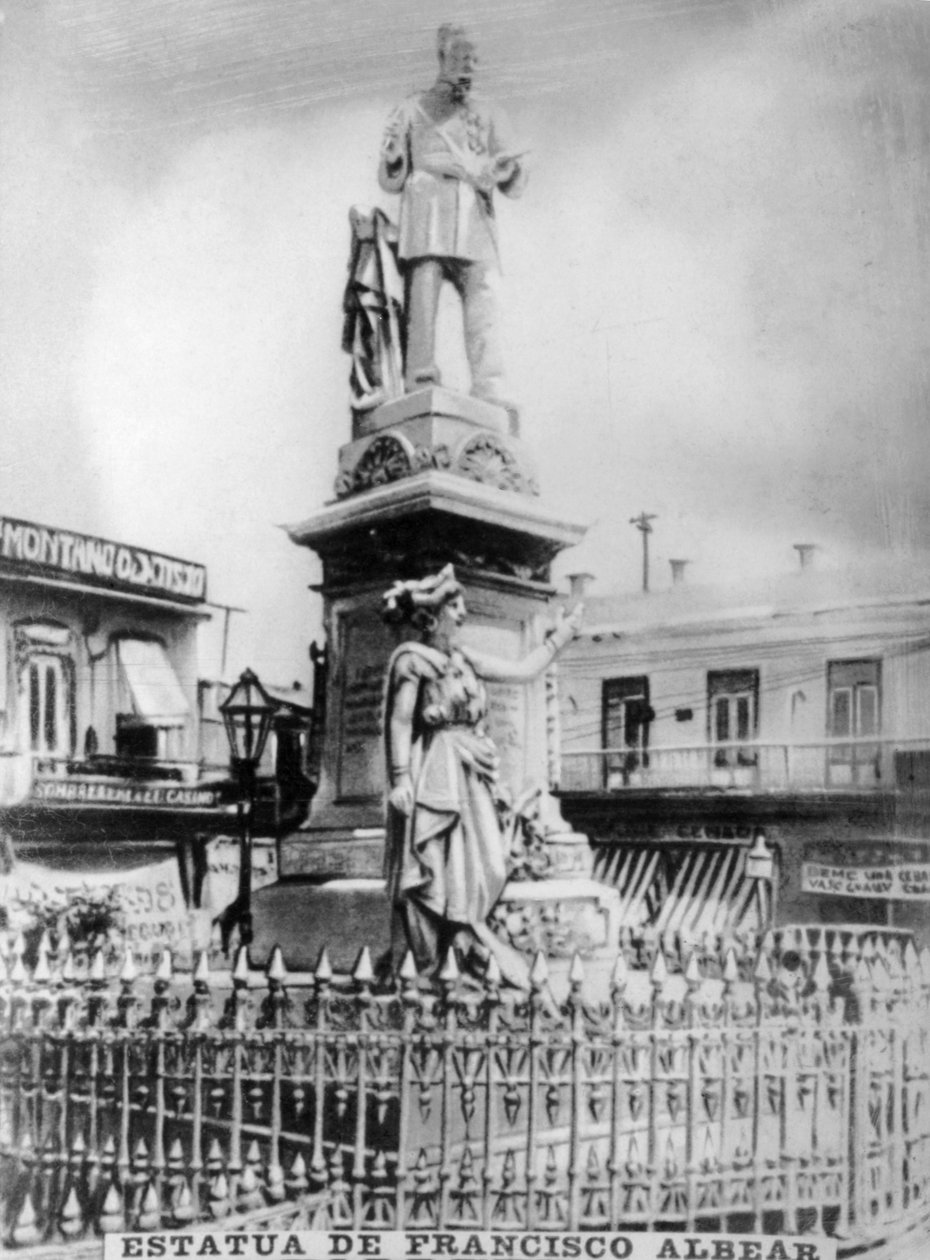 Statue von Francisco Albear, 1890, 1920er Jahre von Unbekannt