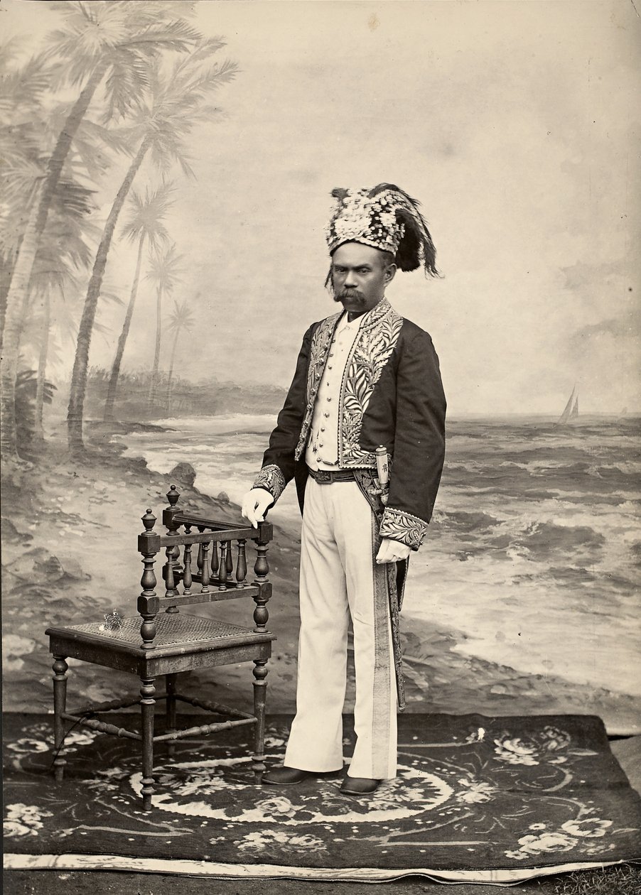 Sultan von Batjan, Pulau Bacan, Molukken, Indonesien von Unbekannt
