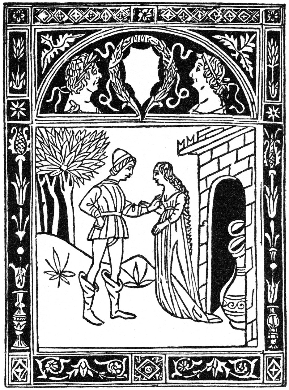 Thais und der Jüngling, 1487 von Unbekannt