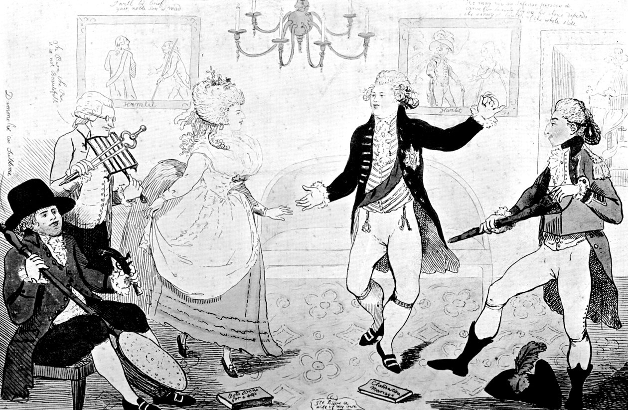 Der Aprilscherz oder Die Torheiten einer Nacht, 1786 von Unbekannt