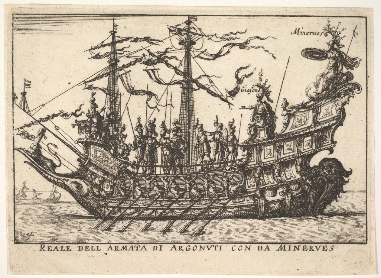 Die Argonauten, angeführt von Minerva, 1664 von Unbekannt