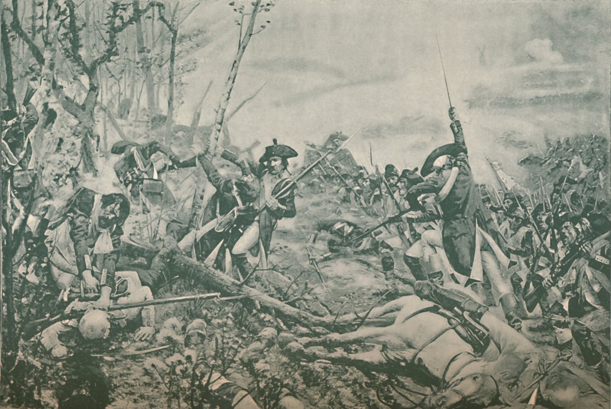 Die Schlacht von Jemmapes, bei Mons, Belgien, 6. November 1792, 1896 von Unbekannt