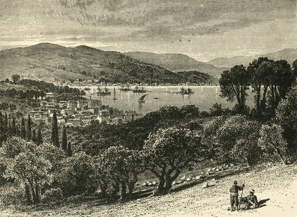 Der Bosporus, von Therapia, 1890 von Unbekannt
