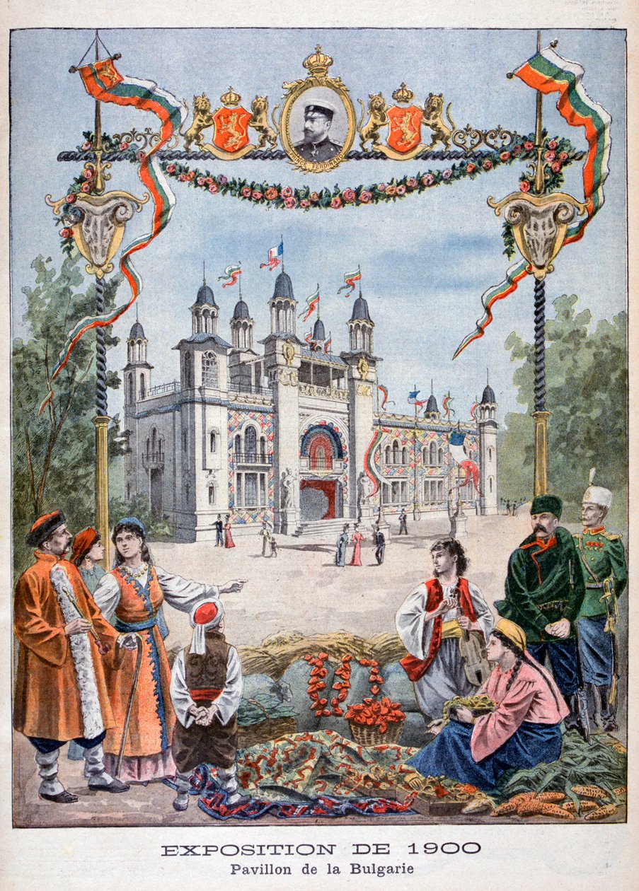Der bulgarische Pavillon auf der Weltausstellung 1900, Paris, 1900 von Unbekannt