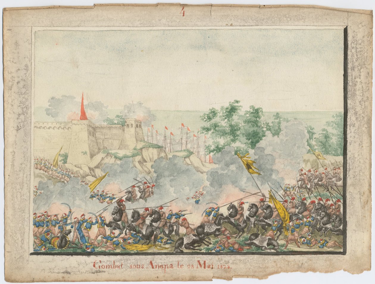 Die Eroberung der Festung Anapa am 23. Juni 1828, 1829 von Unbekannt