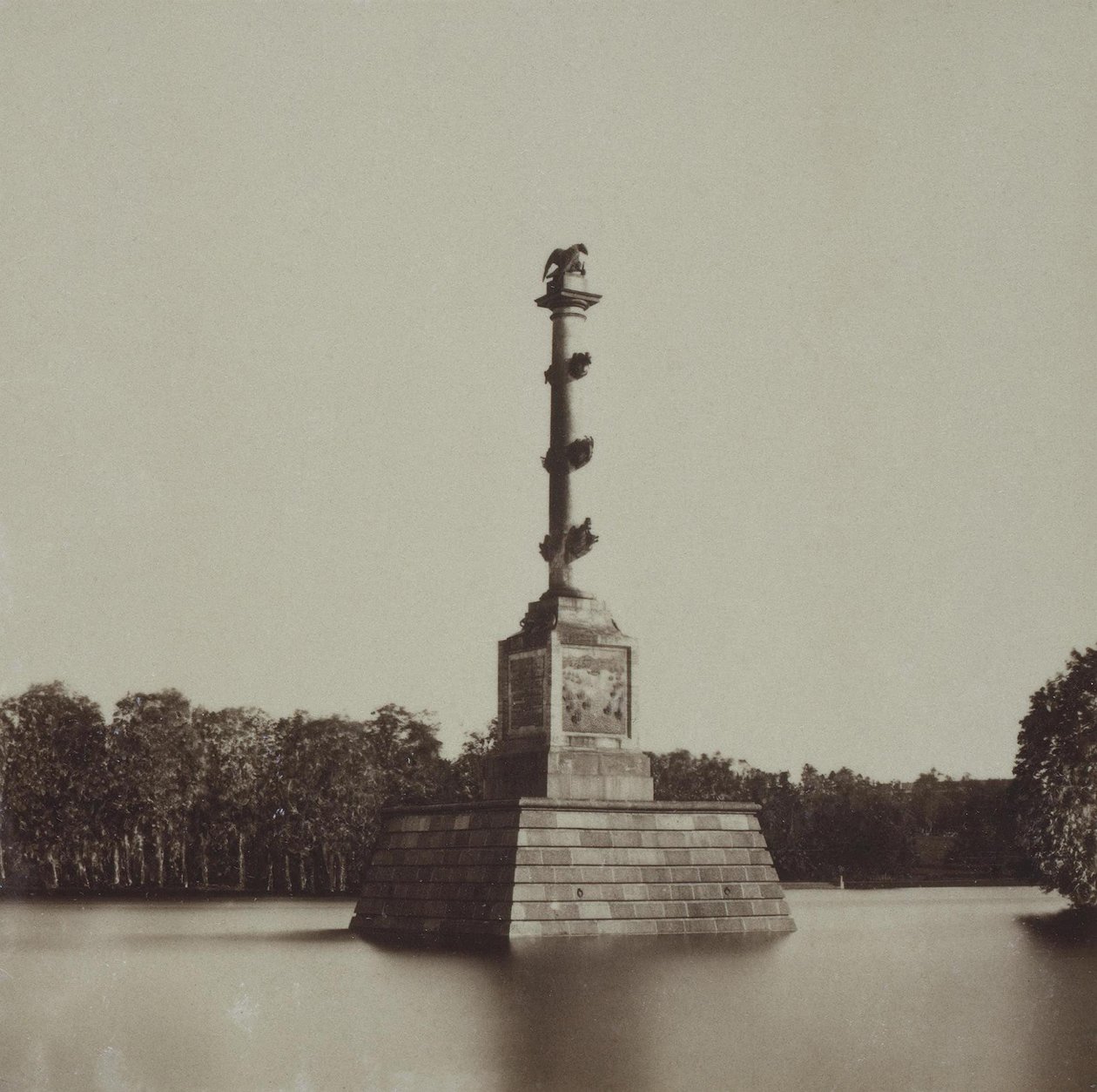 Die Chesme-Säule, zweite Hälfte des 19. Jahrhunderts von Unbekannt