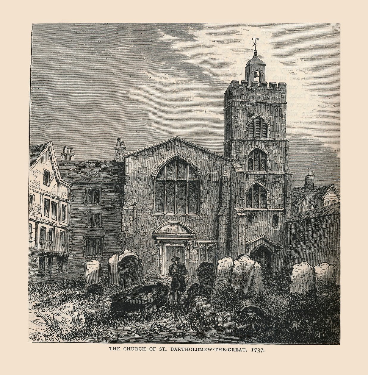 Die Kirche St. Bartholomäus der Große von Unbekannt