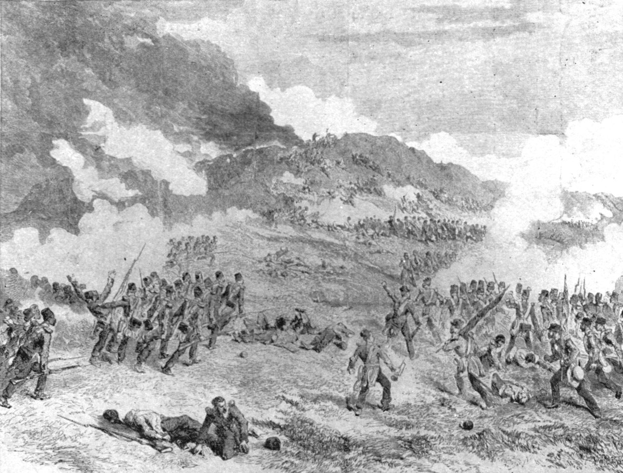 Der Krimkrieg, 1854-56: Die Einnahme von Sewastopol: Sturm auf den Redan, 8. September 1855 von Unbekannt