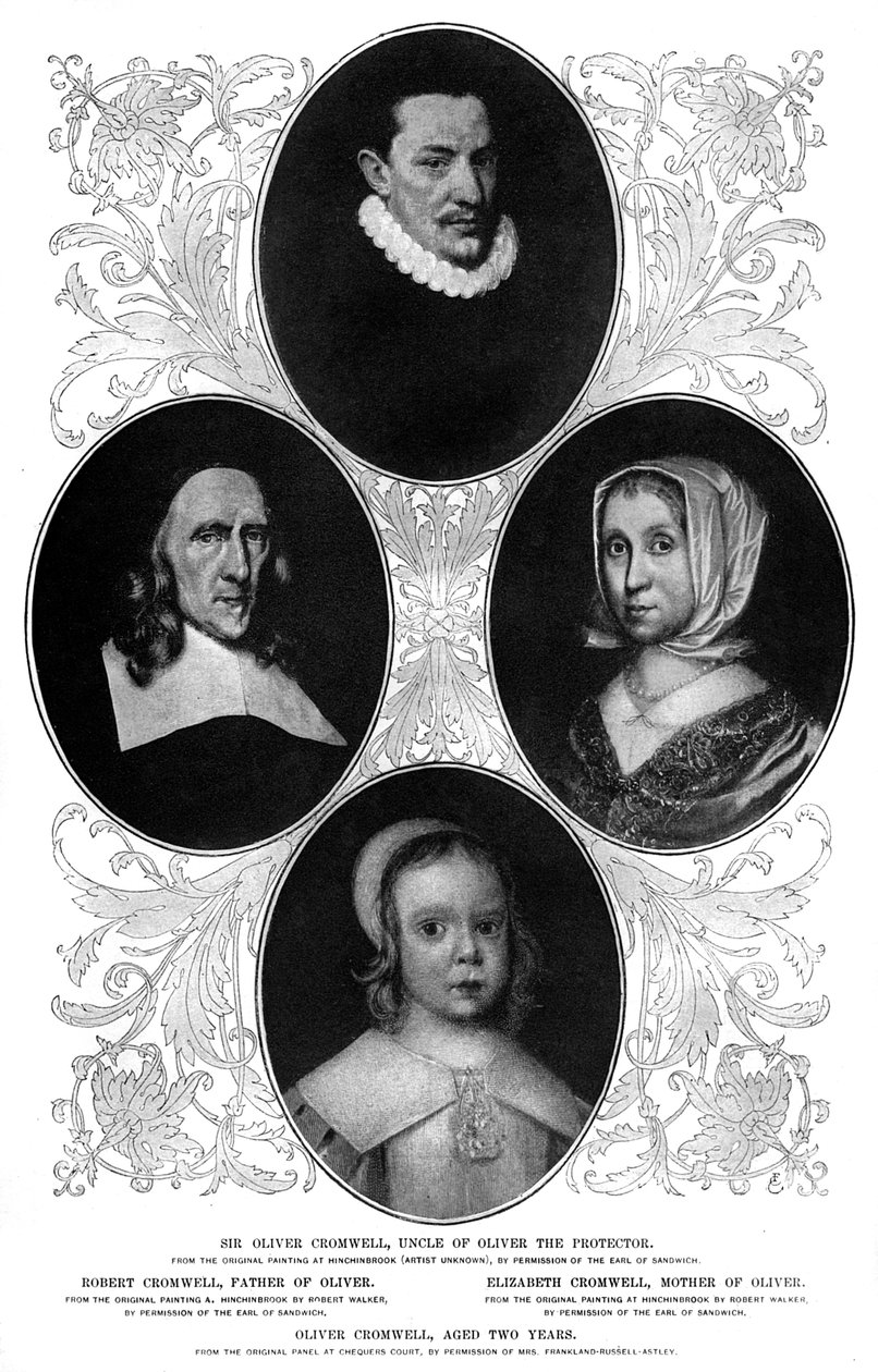 Die Familie Cromwell, 1899 von Unbekannt