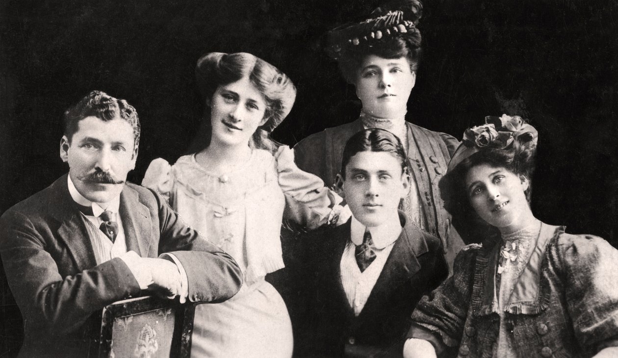 Die Familie Dare, frühes 20. Jahrhundert von Unbekannt