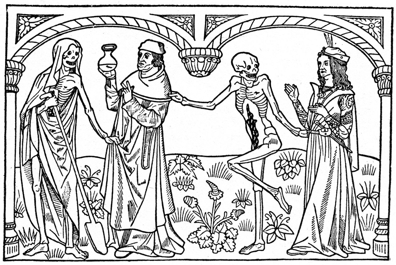 Der Arzt und der Liebhaber mit ihren toten Selbst von Unbekannt