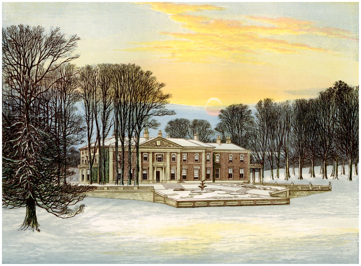 Das Down House, Dorset, Heimat von Baronet Smith-Marriott, ca. 1880 von Unbekannt