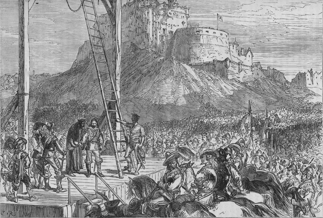 Die Hinrichtung von Montrose, um 1880 von Unbekannt