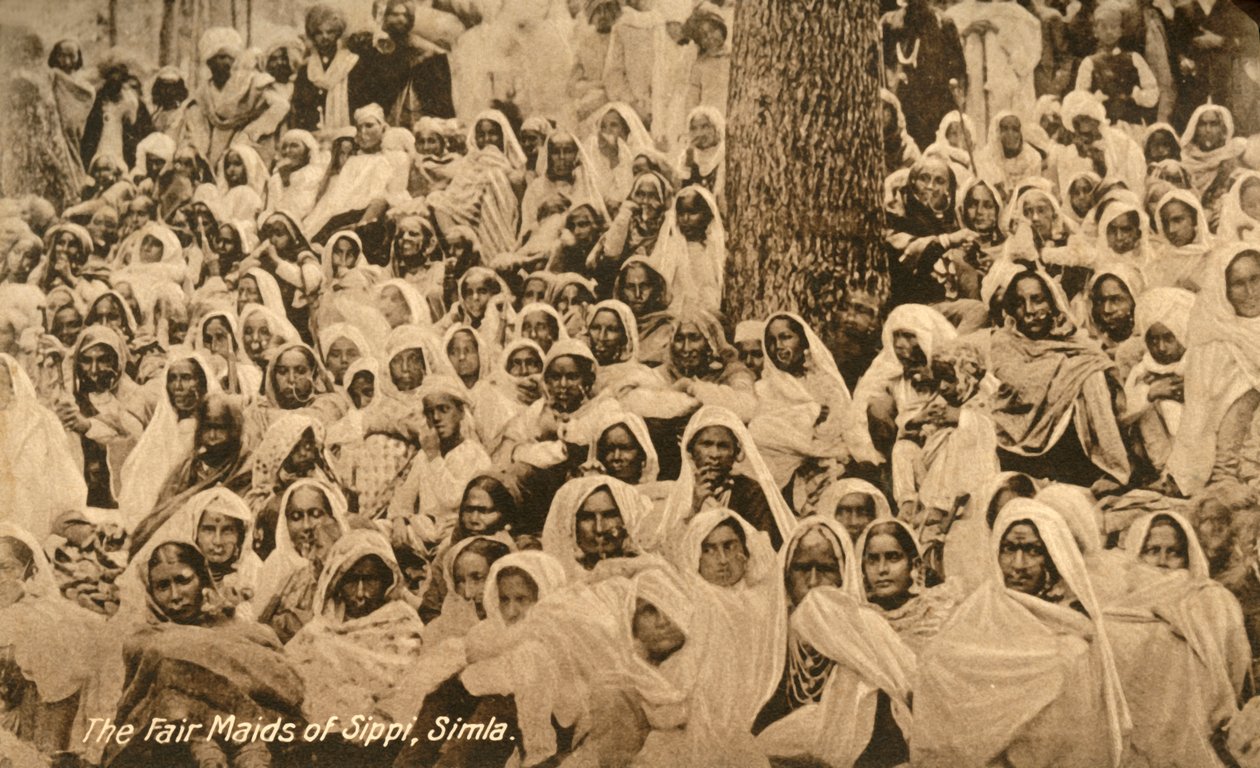 Die schönen Mädchen von Sippi, Simla, ca. 1918-1939 von Unbekannt