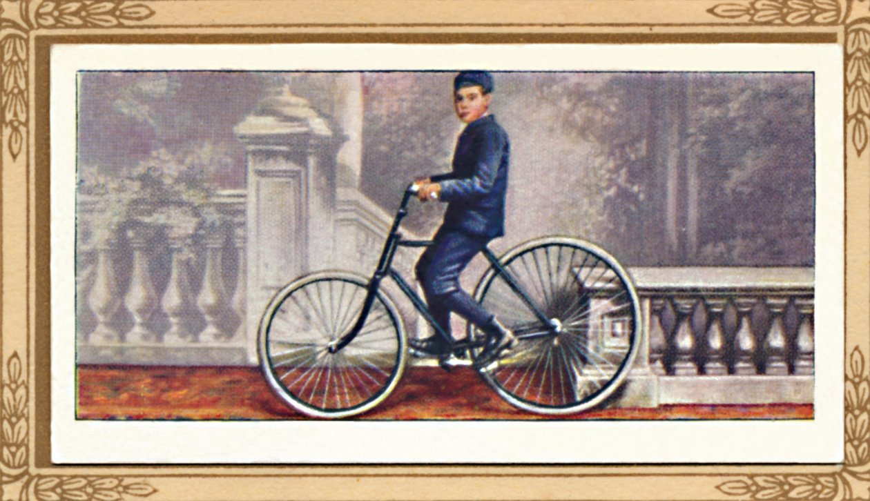 Das erste Fahrrad mit Luftreifen, 1939 von Unbekannt