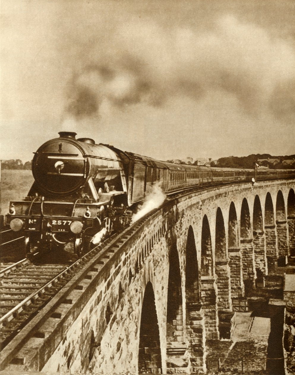 Der Flying Scotsman...Non-Stop-Fahrt zwischen Kings Cross und Newcastle, 11. Juli 1927, 1935 von Unbekannt