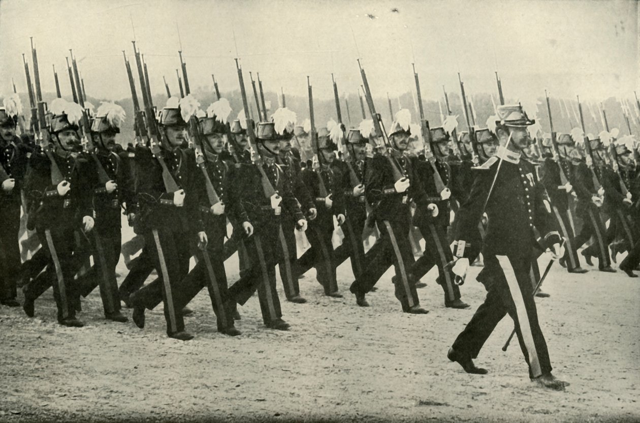 Der französische Offizier in der Ausbildung, 1919 von Unbekannt