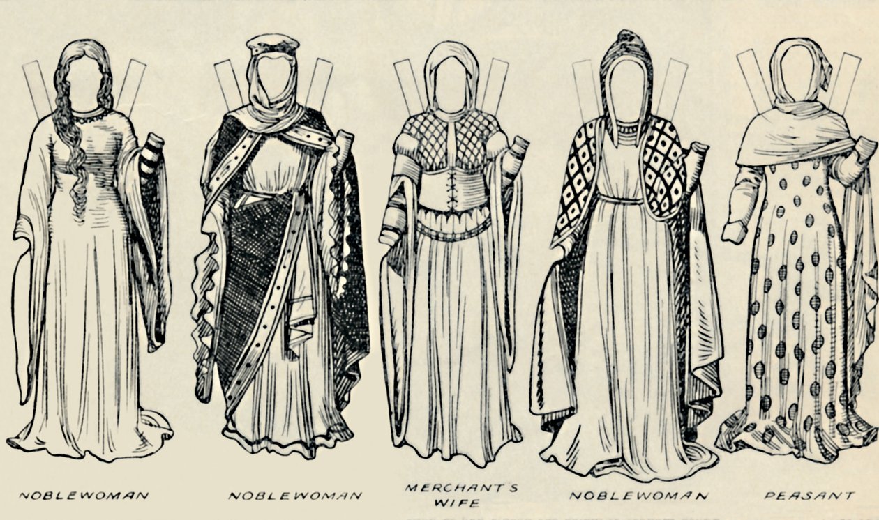 Die Galerie der historischen Kostüme: Die Kleider aus den Tagen von Richard I, ca. 1934 von Unbekannt