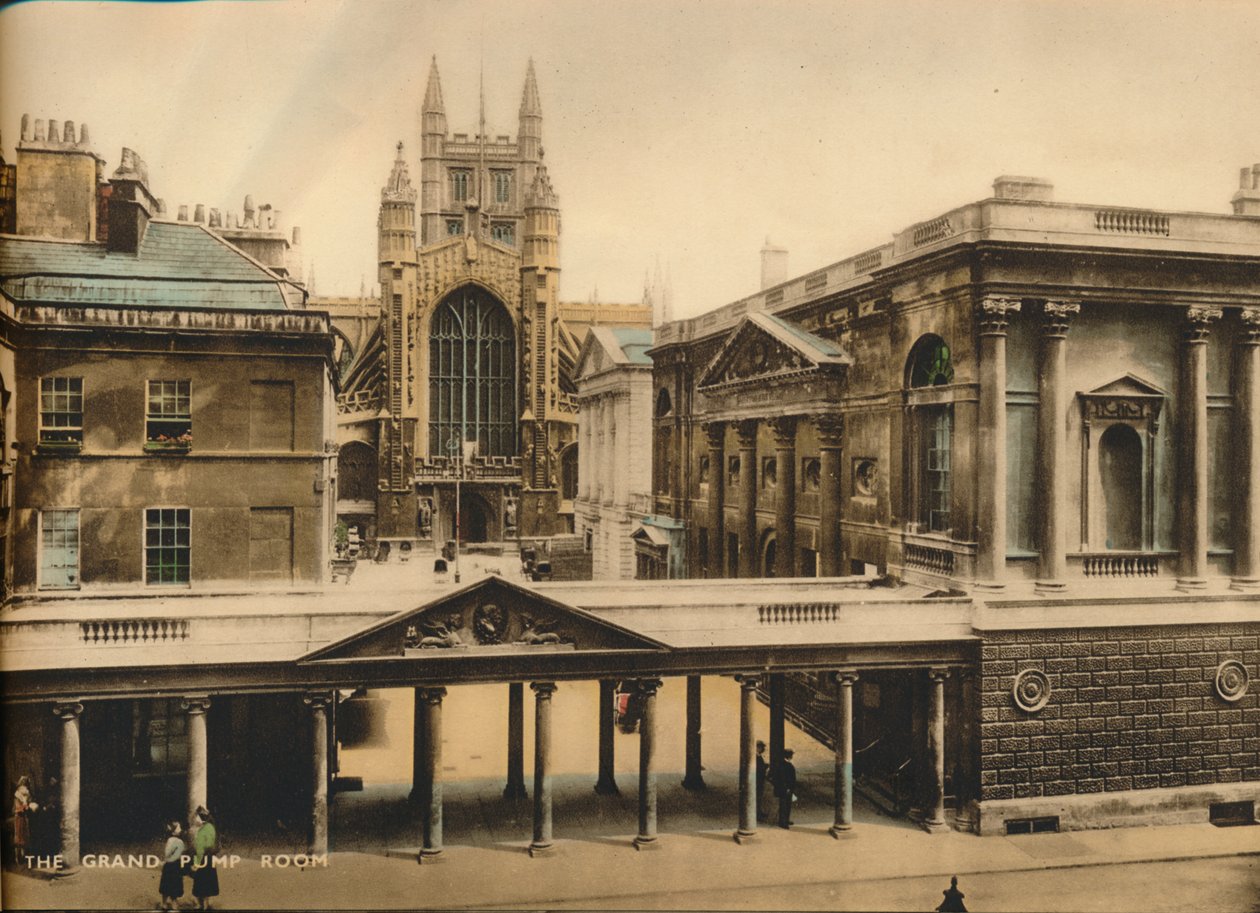 Der große Pump Room, Bath, Somerset, um 1925 von Unbekannt
