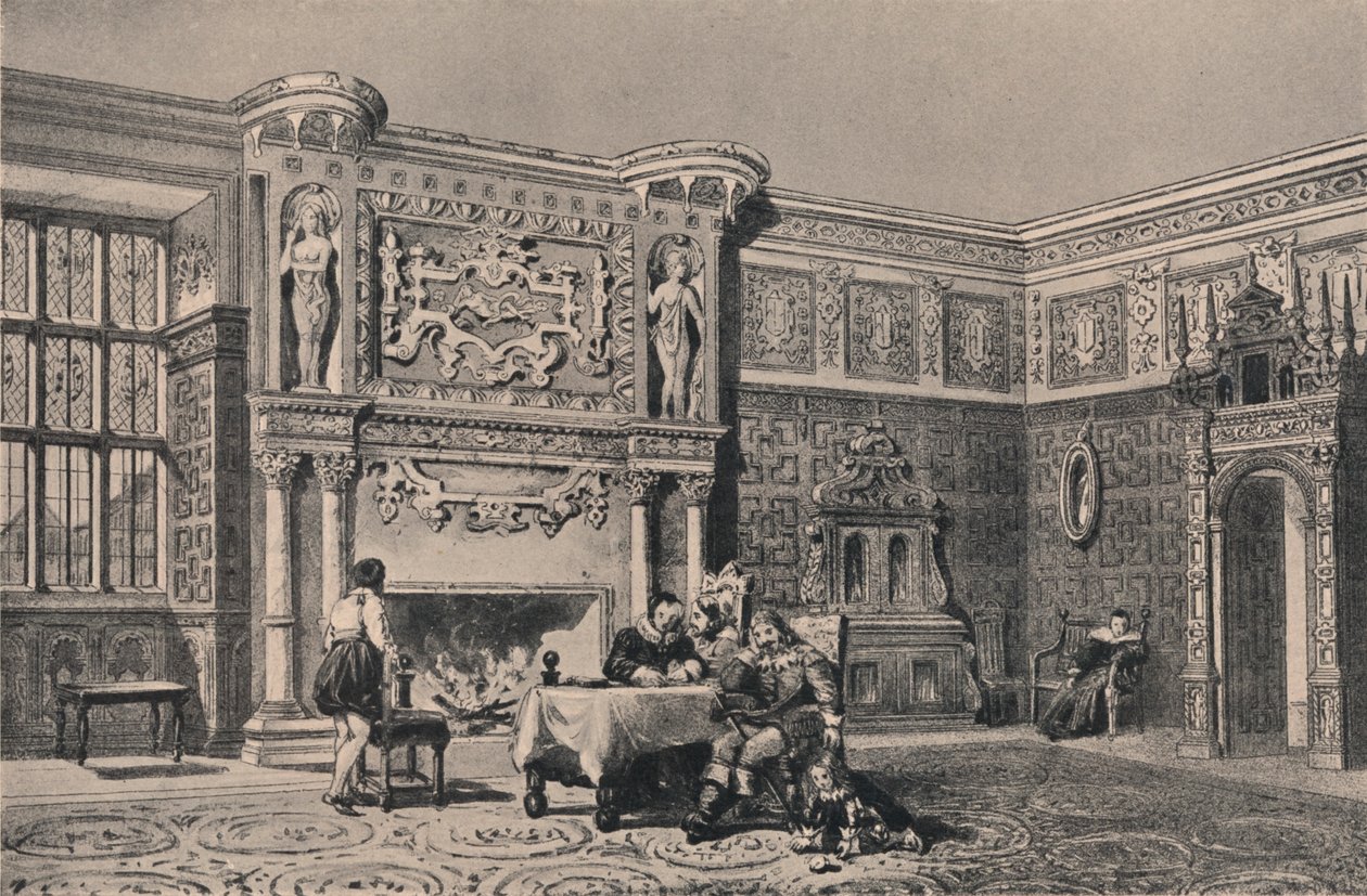 Die Große Kammer, Montacute, Somerset, 1915 von Unbekannt