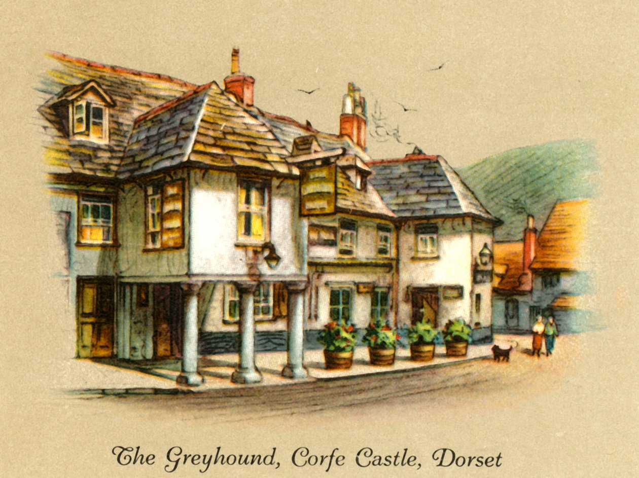 Der Windhund, Corfe Castle, Dorset, 1936 von Unbekannt