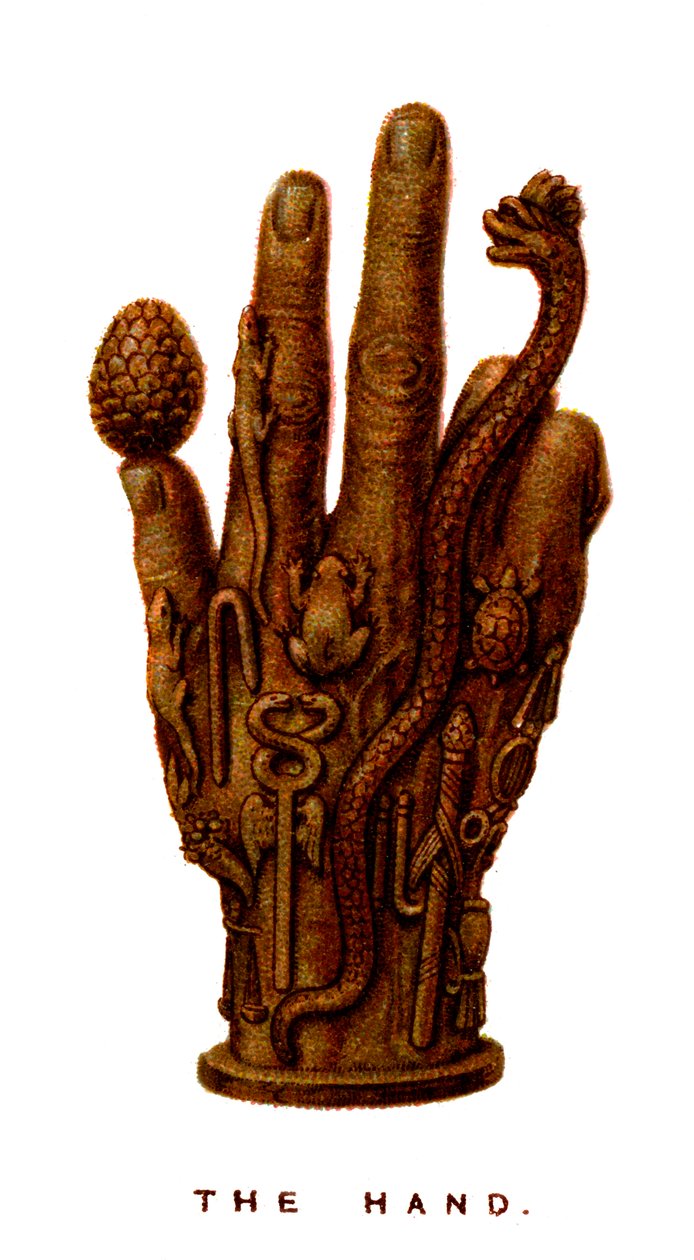 Die Hand, 1923 von Unbekannt: Kunstdruck in Museumsqualität