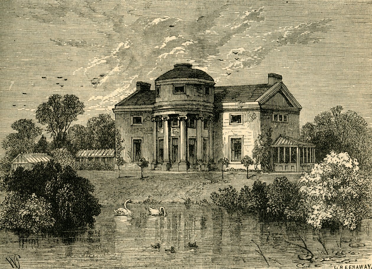 The Holme, Regents Park, um 1876 von Unbekannt