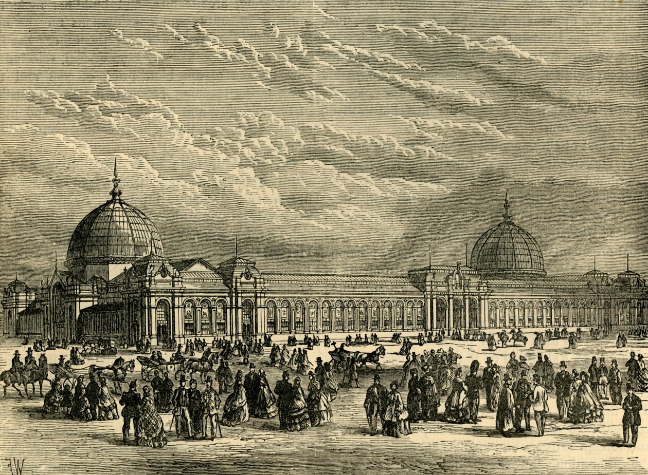 Die Internationale Ausstellung von 1862, um 1876 von Unbekannt