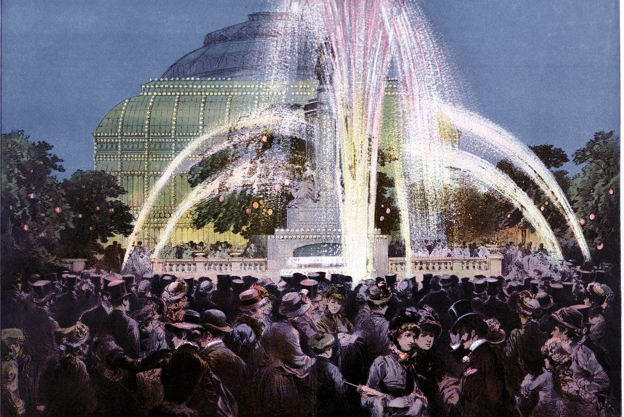 Die Internationale Erfindungsausstellung, Kensington, London, August 1885 von Unbekannt