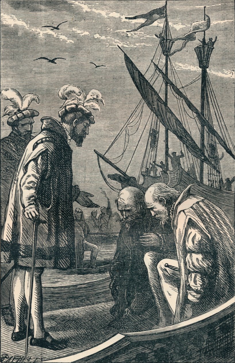 Der König besucht Vasco da Gama, 1904 von Unbekannt