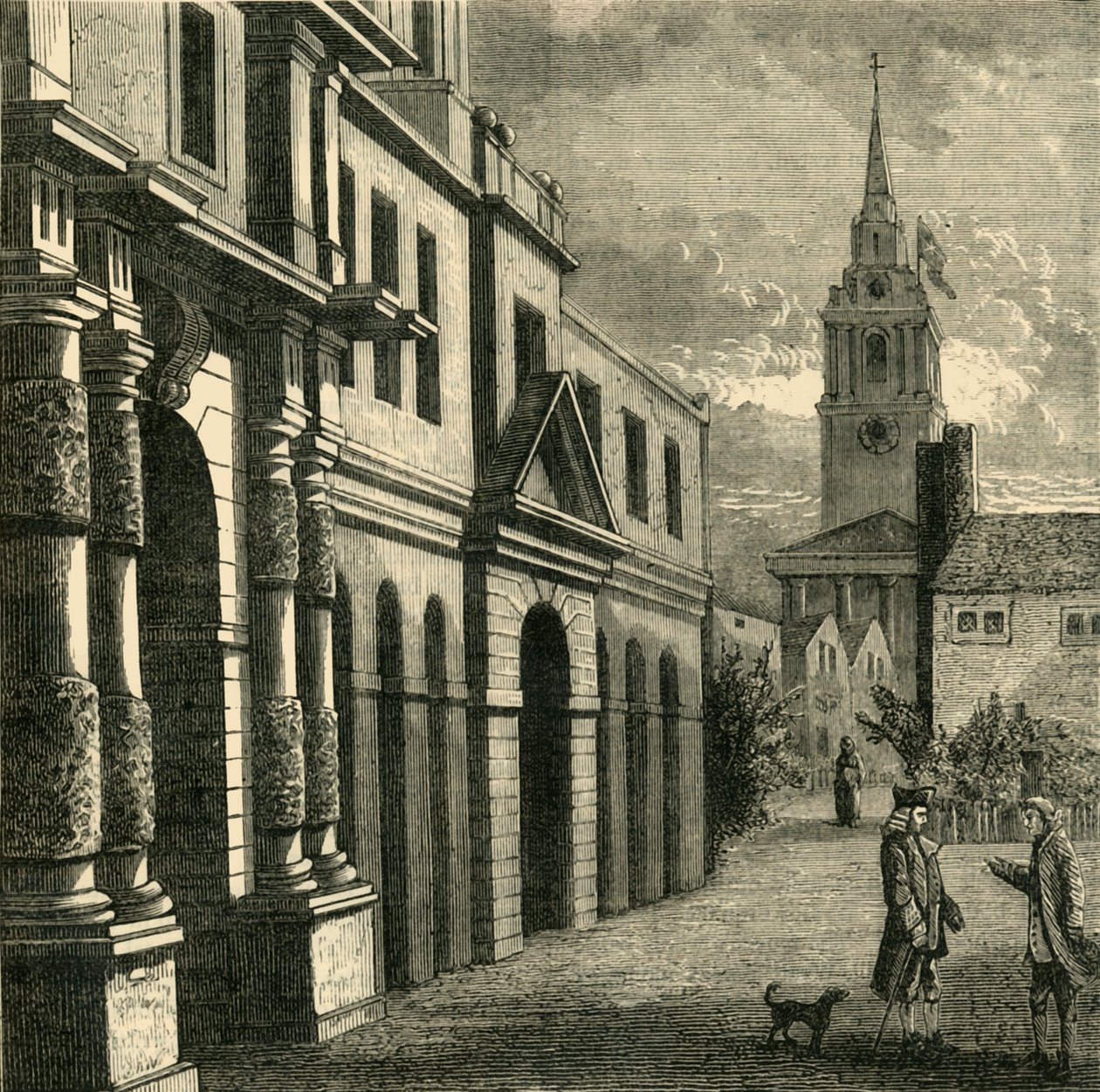 Die königlichen Stallungen, 1881 von Unbekannt
