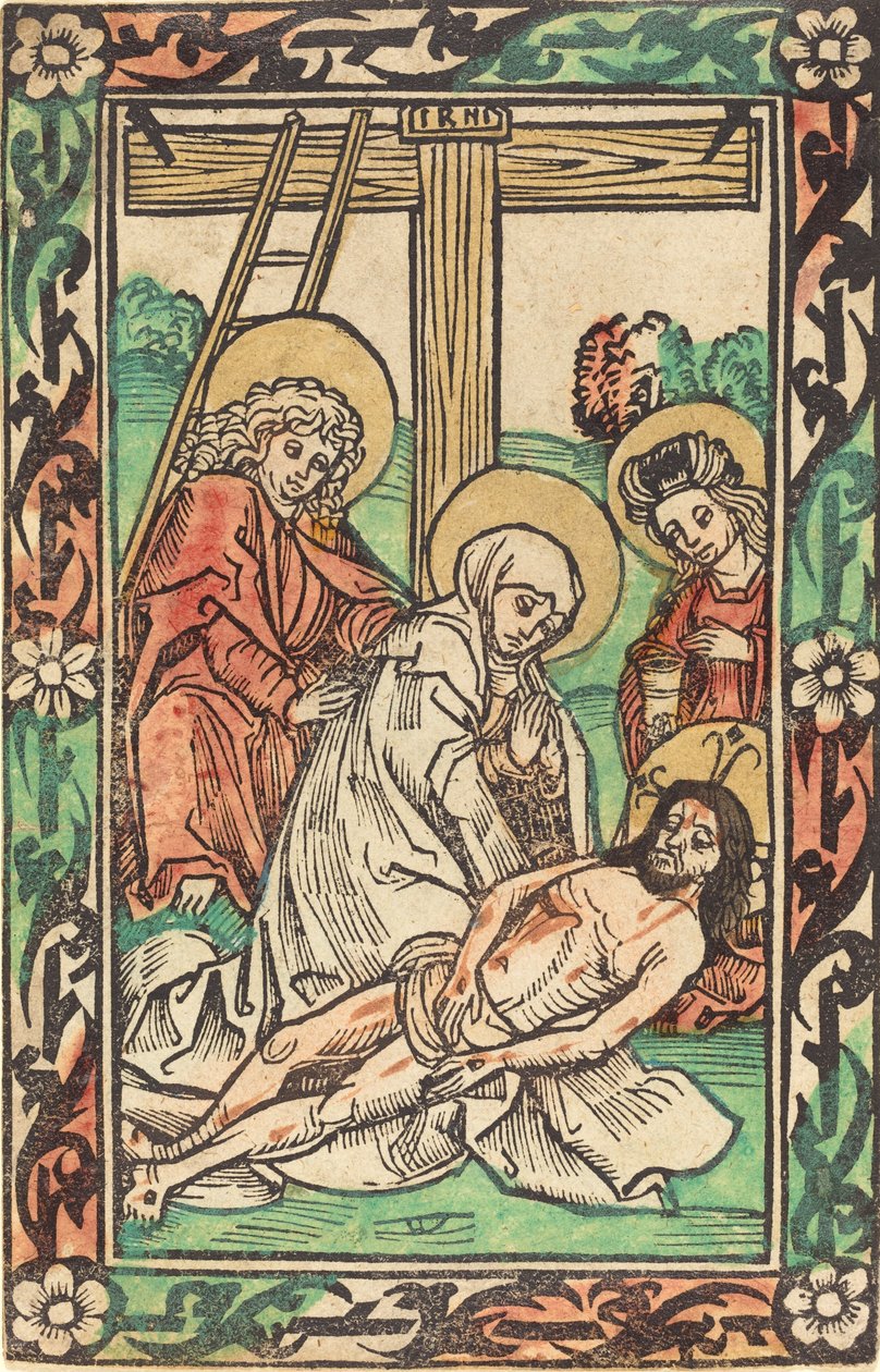 Die Beweinung, ca. 1480-1500 von Unbekannt